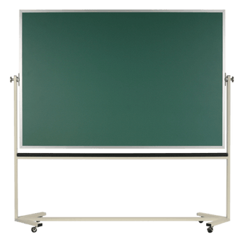 Double-side rotating board with green writing surface