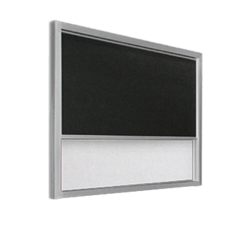 Vertical sliding board with many writing surfaces and no fixed legs