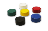 Round ceramic magnets for use with magnetic board