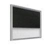 Vertical sliding board with many writing surfaces and no fixed legs